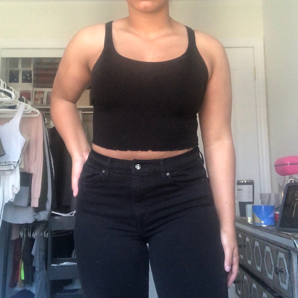 🦋3 for $25🦋 ribbed razor back tank top
